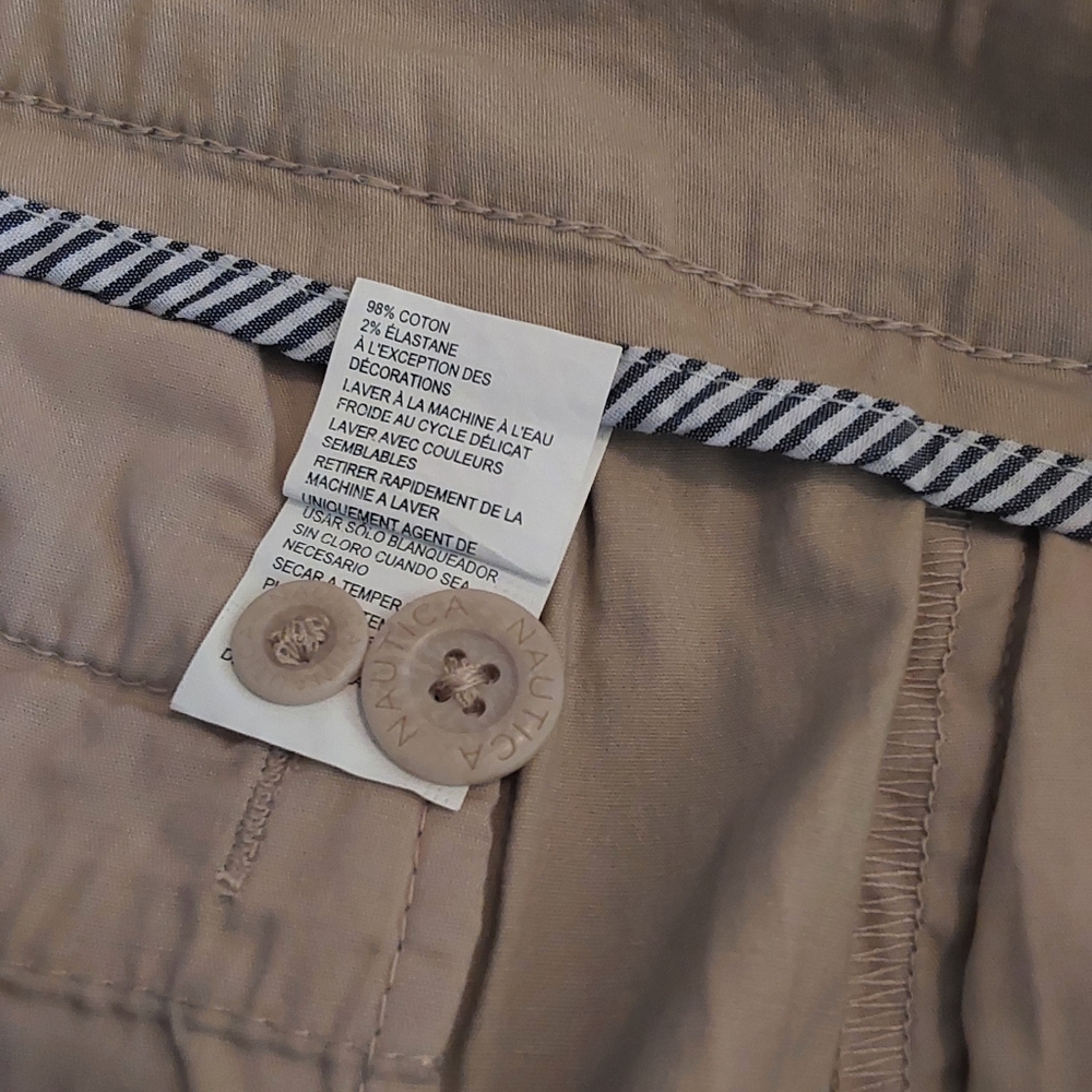 🌺 NWT Nautica Tan Walking Shorts - Picture 7 of 8